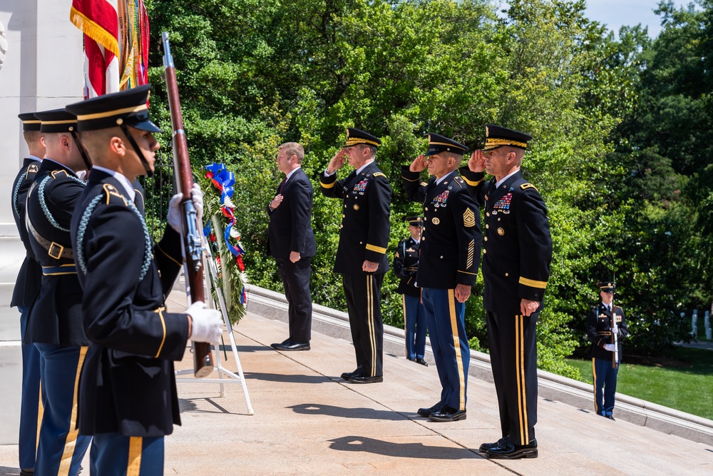 Army Full Honors Wreath Laying ceremony