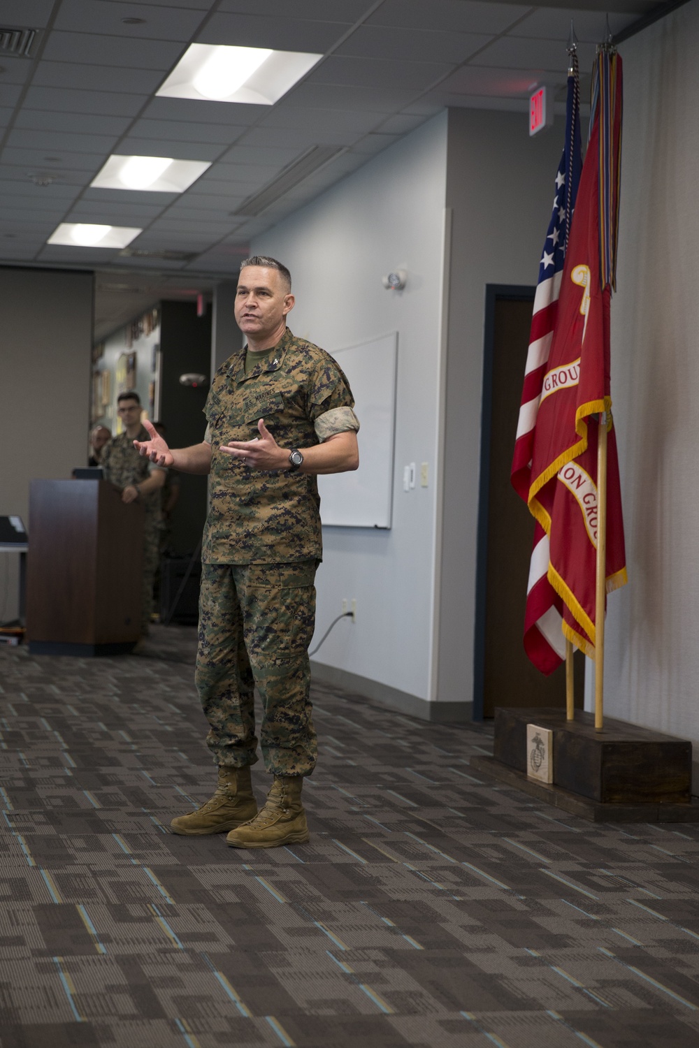 Col. Jordan D. Walzer and Col. Brian E. Russell Change of Command