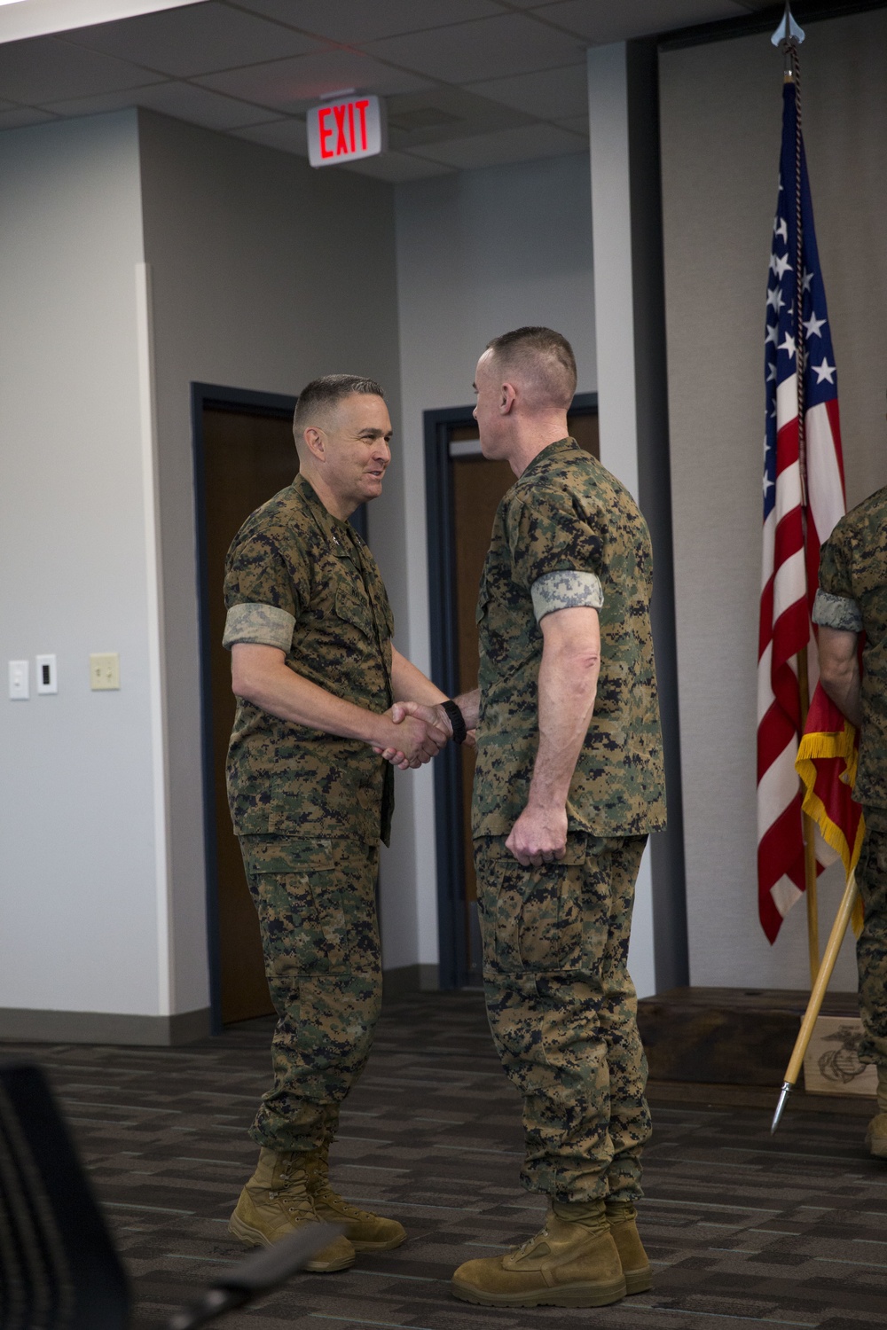 Col. Jordan D. Walzer and Col. Brian E. Russell Change of Command