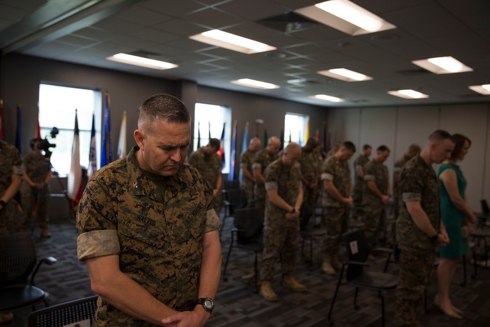 Col. Jordan D. Walzer and Col. Brian E. Russell Change of Command
