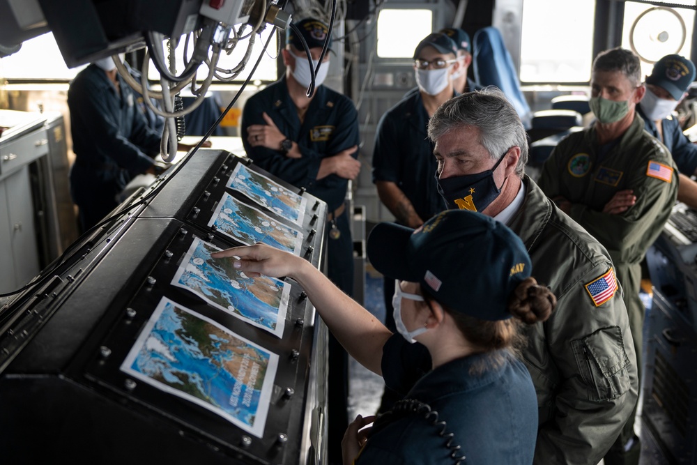 SECNAV Truman Strike Group Visit