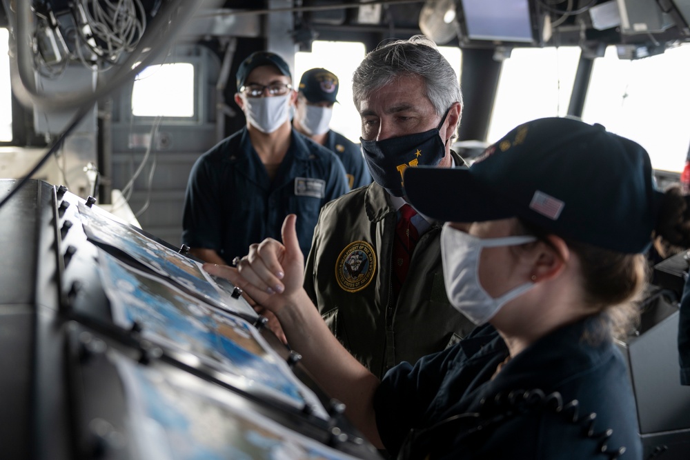 SECNAV Truman Strike Group Visit