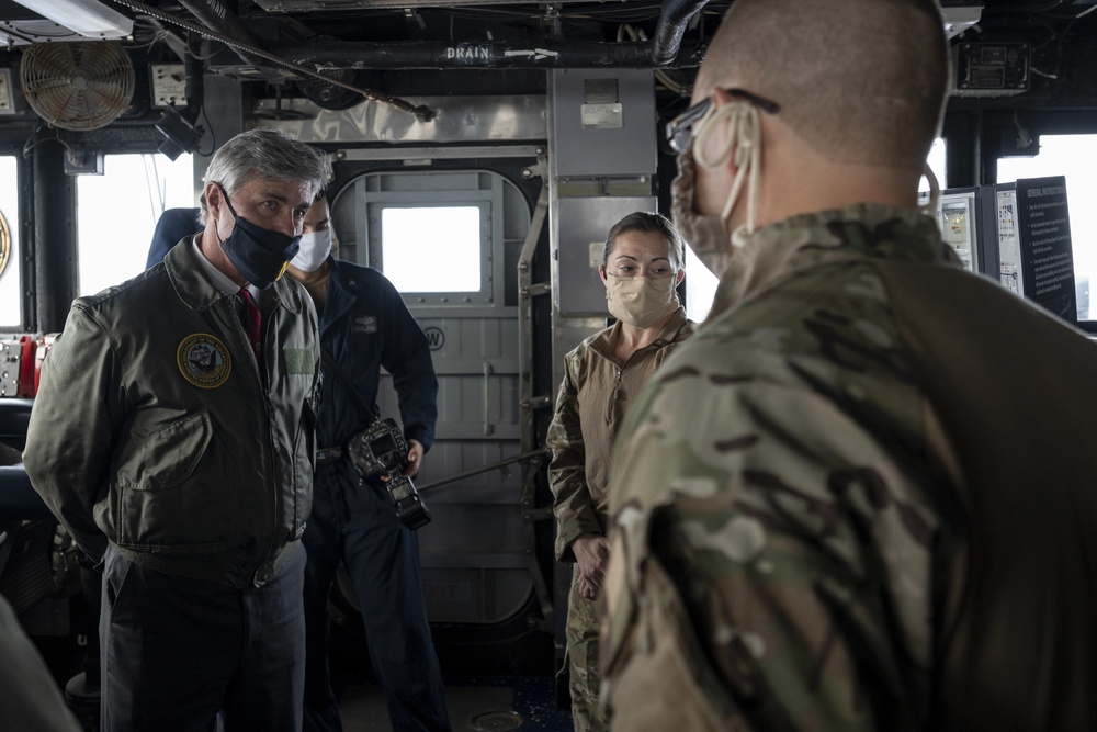 SECNAV Truman Strike Group Visit