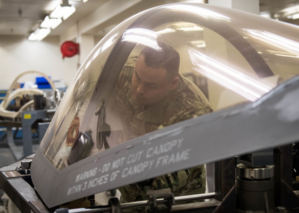 Egress specialists maintain escape systems