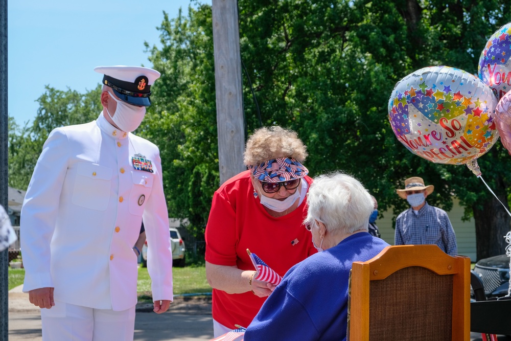 Navy Chief Honors WWII WAVES Veteran On Her 100th Birthday