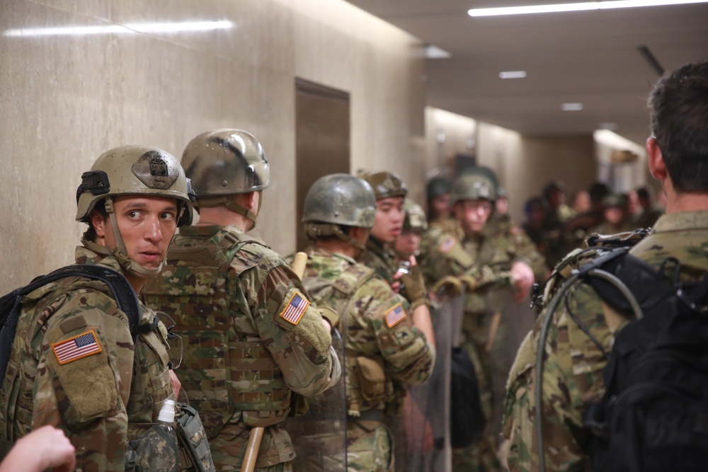 Soldiers Assist Law Enforcment