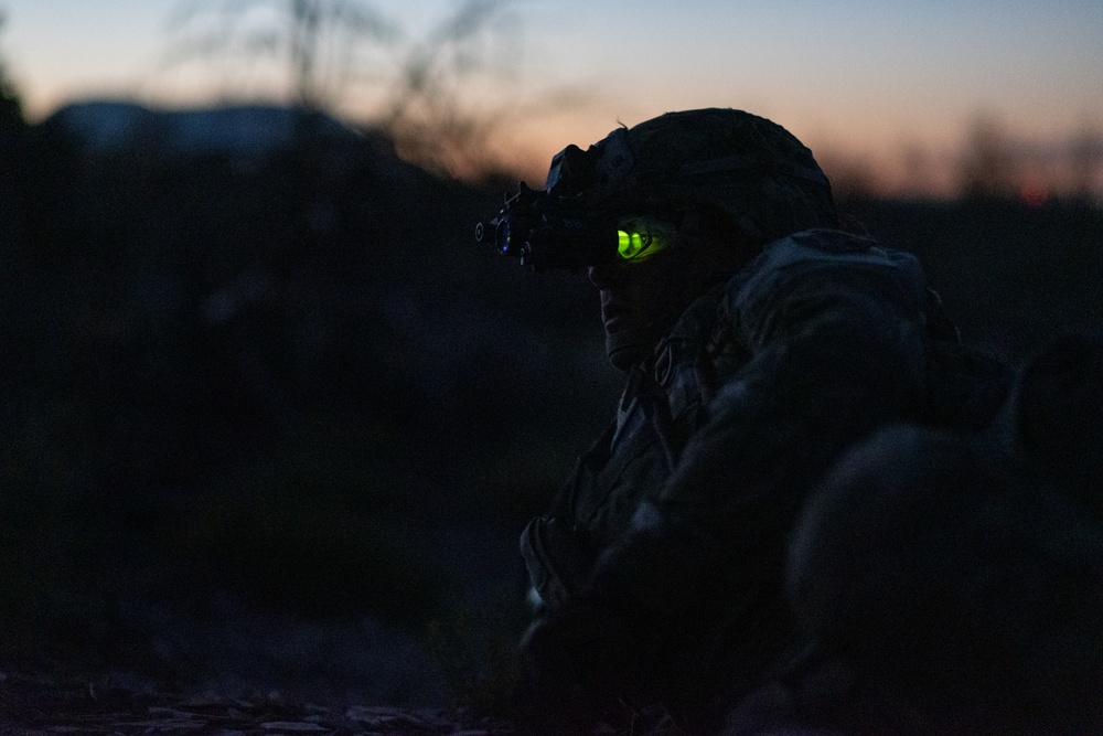 1SBCT Operation Ray Flash, 4-9 IN company live fire