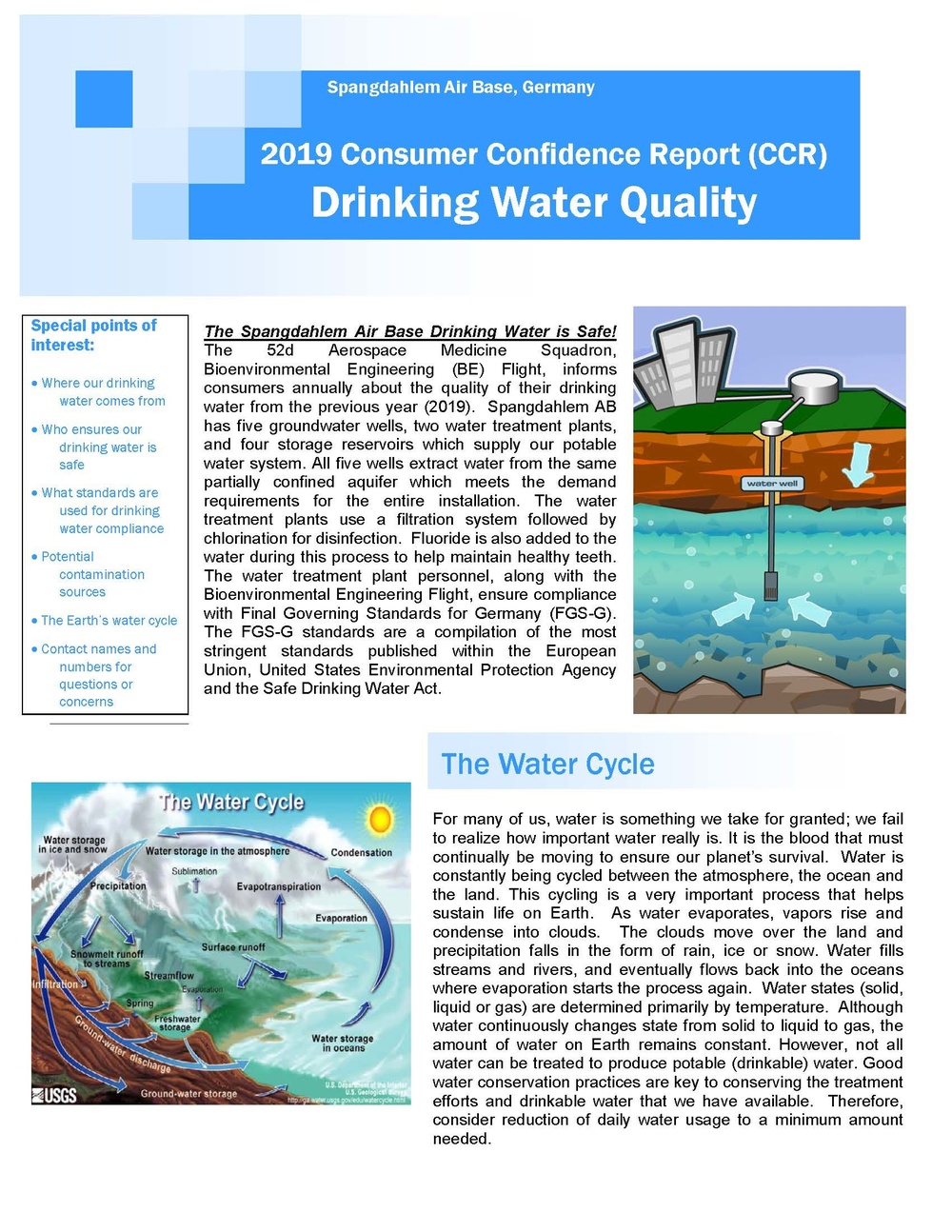 2019 Consumer Confidence Report (CCR) Drinking Water Quality