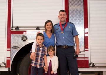 RAF Alconbury firefighter saves his daughter’s life