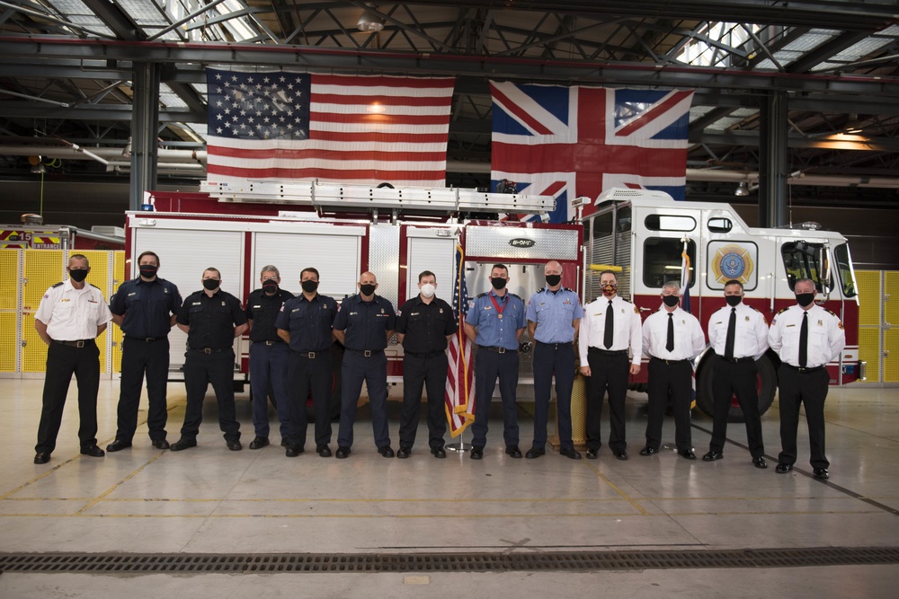 RAF Alconbury firefighter saves his daughter’s life