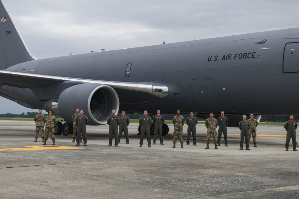 First KC-46A Pegasus lands at Seymour Johnson