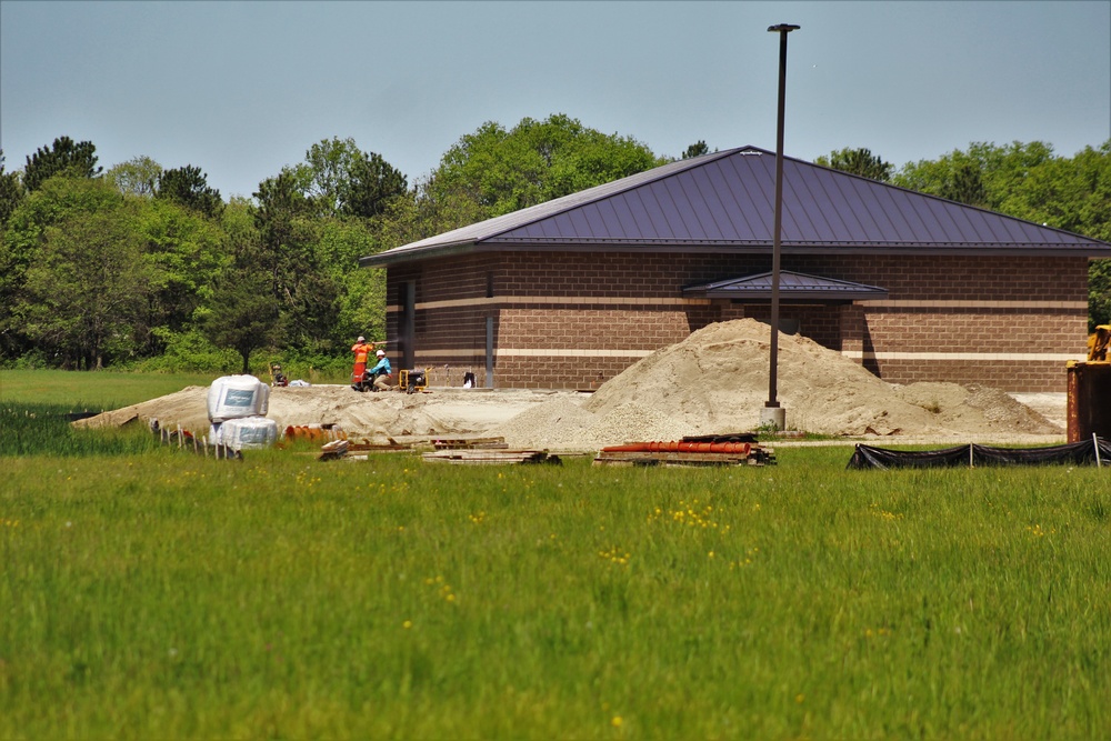 Construction on new simulations training buildings continue at Fort McCoy