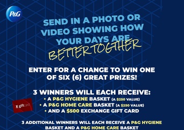 Military Shoppers Can Show They Are ‘Better Together’ with Exchange and P&amp;G Sweepstakes