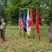 Maj. Gen. John Kem during new academic building ground breaking