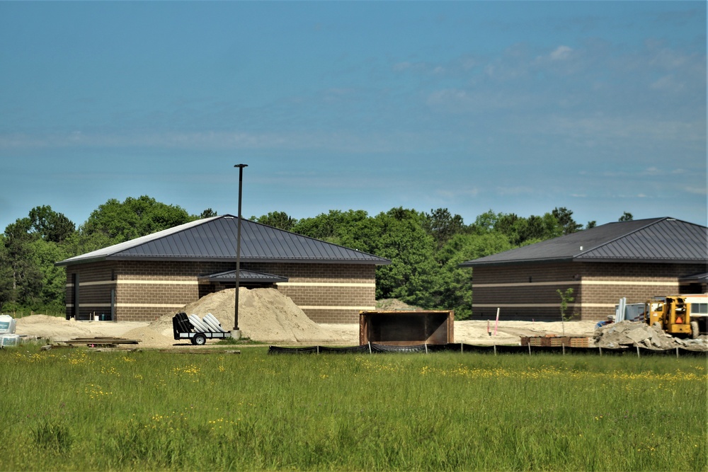 Construction on new simulations training buildings continue at Fort McCoy
