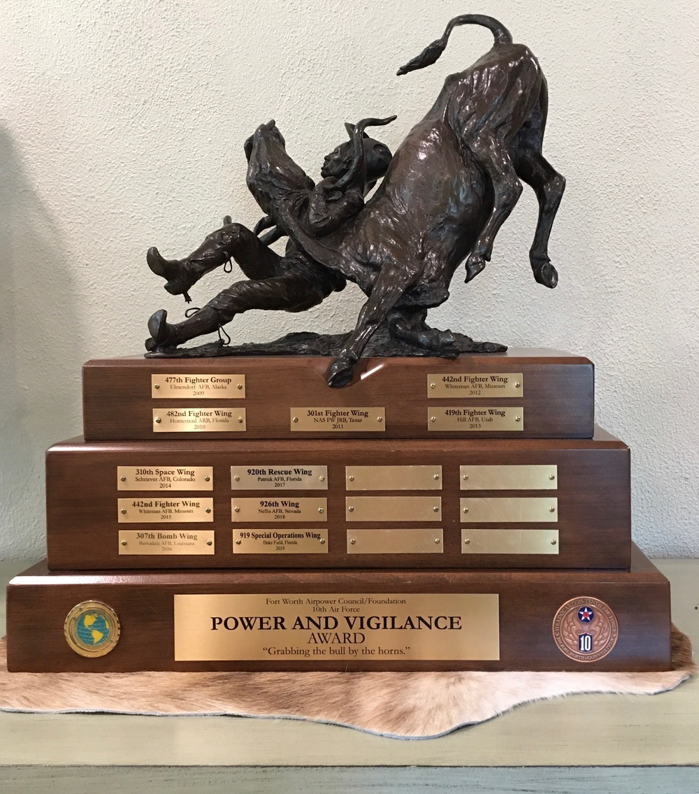 919th SOW presented Power and Vigilance Award