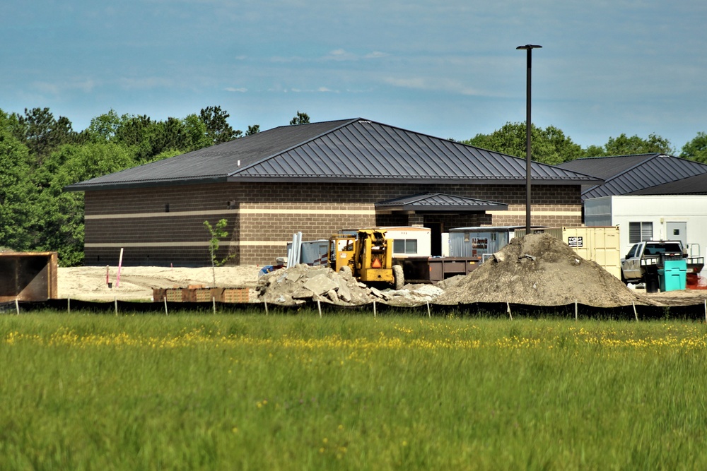 Construction on new simulations training buildings continue at Fort McCoy
