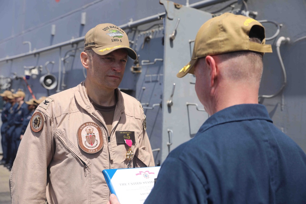 DVIDS - Images - Change of Command LHD 5 USS Bataan [Image 2 of 3]