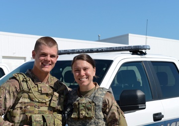 Dual Air Guard couple celebrates wedding anniversary while serving community