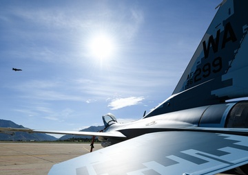 Paint shop at Hill AFB gives F-16 ‘spooky’ paint scheme