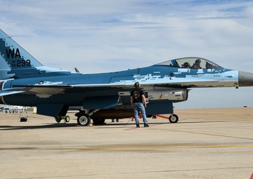 Paint shop at Hill AFB gives F-16 ‘spooky’ paint scheme