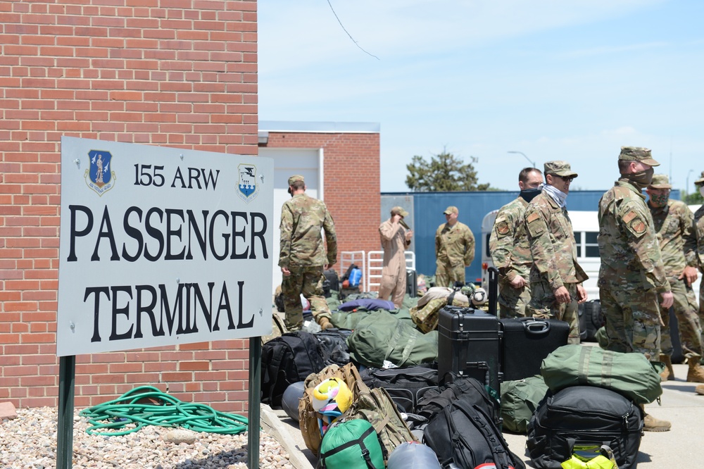 National Guard Airmen return from overseas deployment