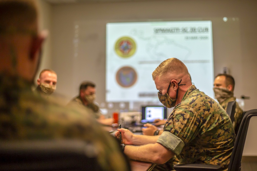 Virtual communication mitigates COVID-19 risk for task force Marines