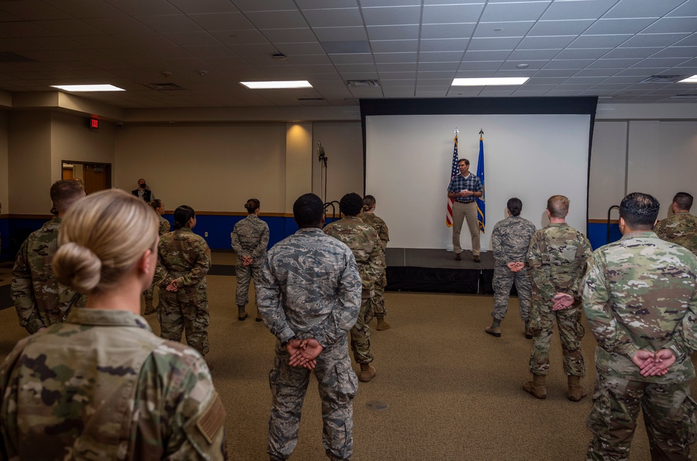 SECDEF visits JBSA-Lackland BMT
