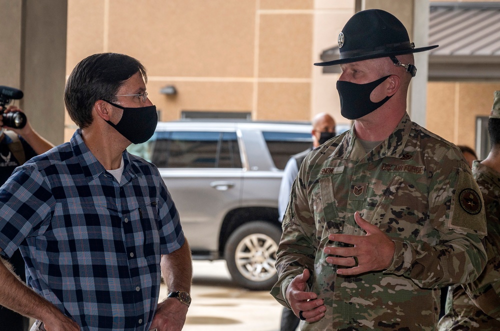 SECDEF visits JBSA-Lackland BMT