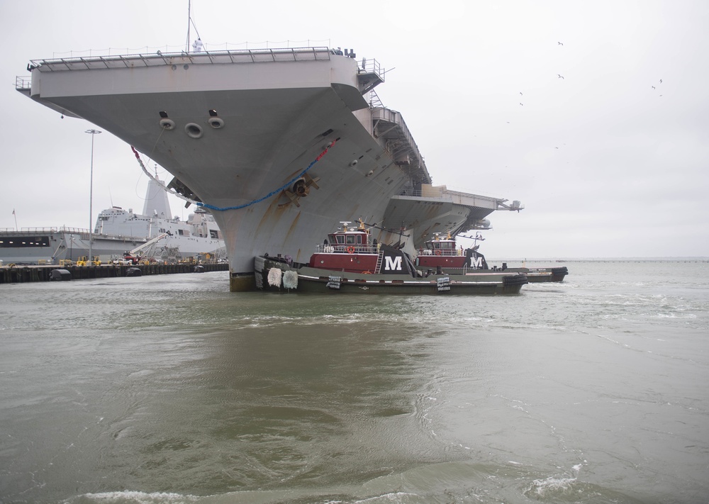 USS Harry S. Truman (CVN 75) returns to Norfolk, Va