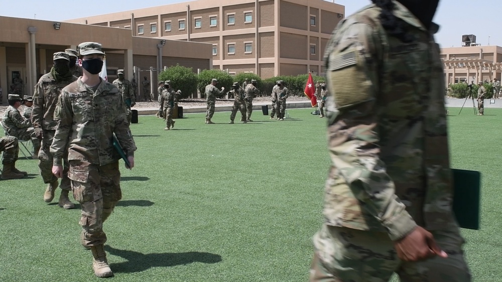 USARCENT Soldiers Graduate Emergency Basic Leaders Course at Camp Arifjan