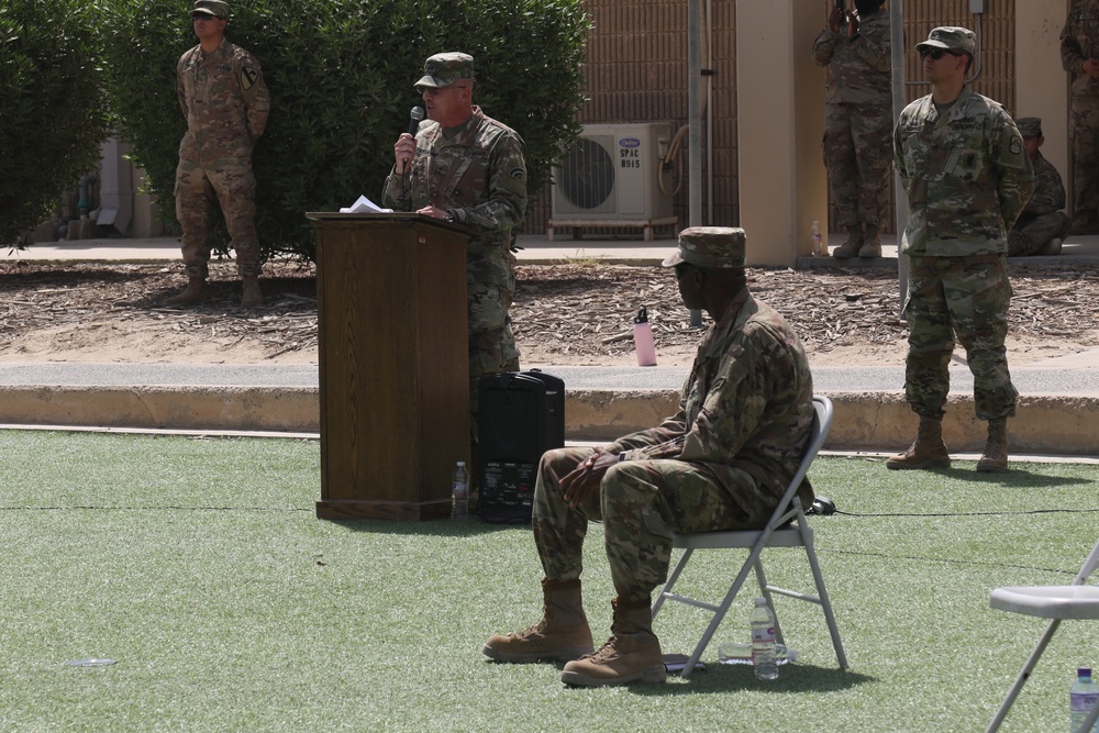 USARCENT Soldiers Graduate Emergency Basic Leaders Course at Camp Arifjan