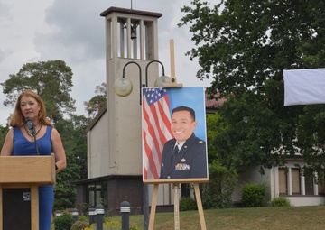 Fallen hero honored, memorialized at Ramstein