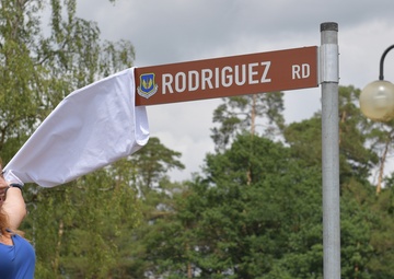 Fallen hero honored, memorialized at Ramstein