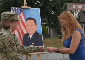 Fallen hero honored, memorialized at Ramstein