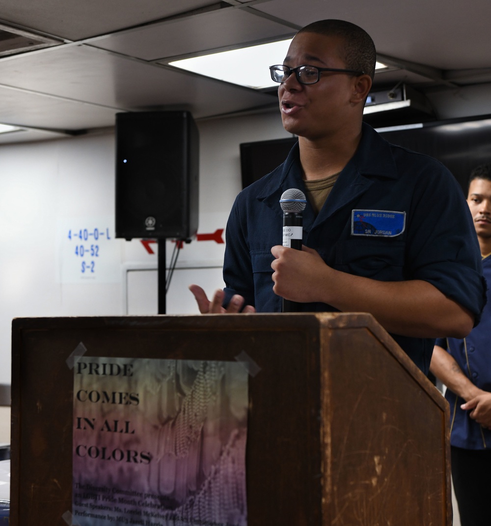 USS Blue Ridge Holds LGBT Recognition