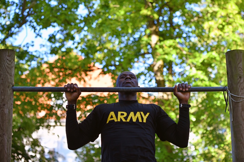 Army Physical Training in Germany