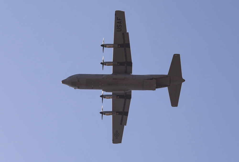 The 82nd Expeditionary Rescue Squadron performs HALO jump