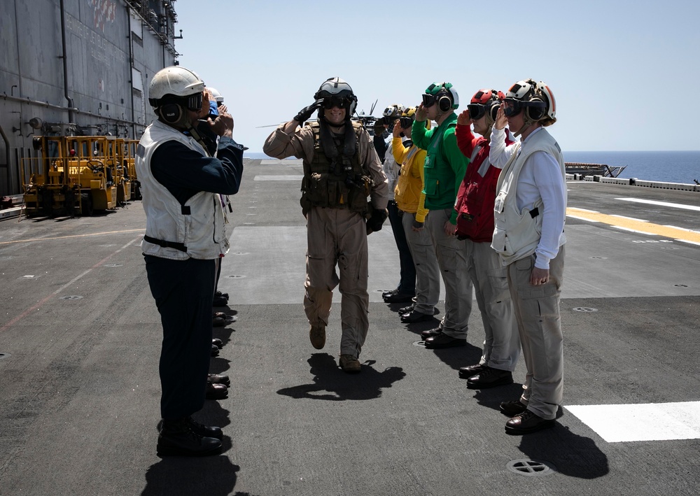 USS Bataan (LHD 5) Change of Command Ceremony