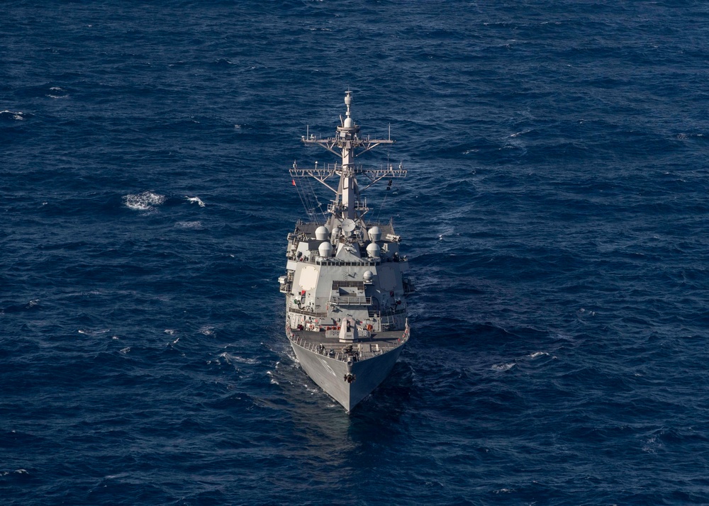 Rafael Peralta Sails the East China Sea