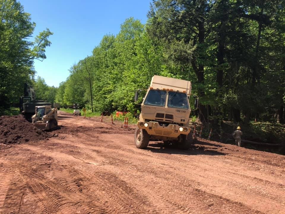 Michigan National Guard and Department of Natural Resources jointly host Distinguished Visitors Day to showcase infrastructure improvements at Porcupine Mountains Wilderness State Park in Ontonagon County