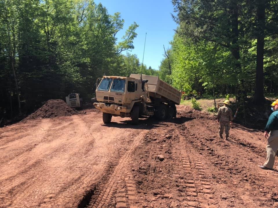 Michigan National Guard and Department of Natural Resources jointly host Distinguished Visitors Day to showcase infrastructure improvements at Porcupine Mountains Wilderness State Park in Ontonagon County