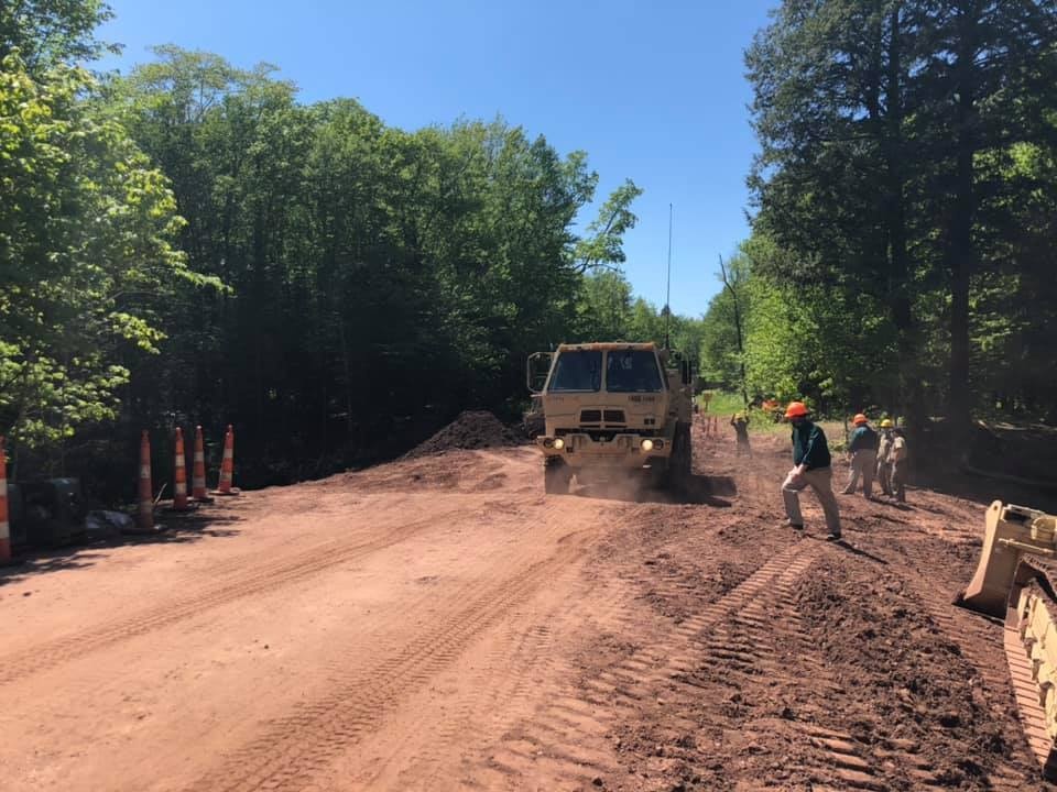 Michigan National Guard and Department of Natural Resources jointly host Distinguished Visitors Day to showcase infrastructure improvements at Porcupine Mountains Wilderness State Park in Ontonagon County
