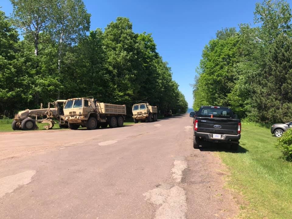 Michigan National Guard and Department of Natural Resources jointly host Distinguished Visitors Day to showcase infrastructure improvements at Porcupine Mountains Wilderness State Park in Ontonagon County