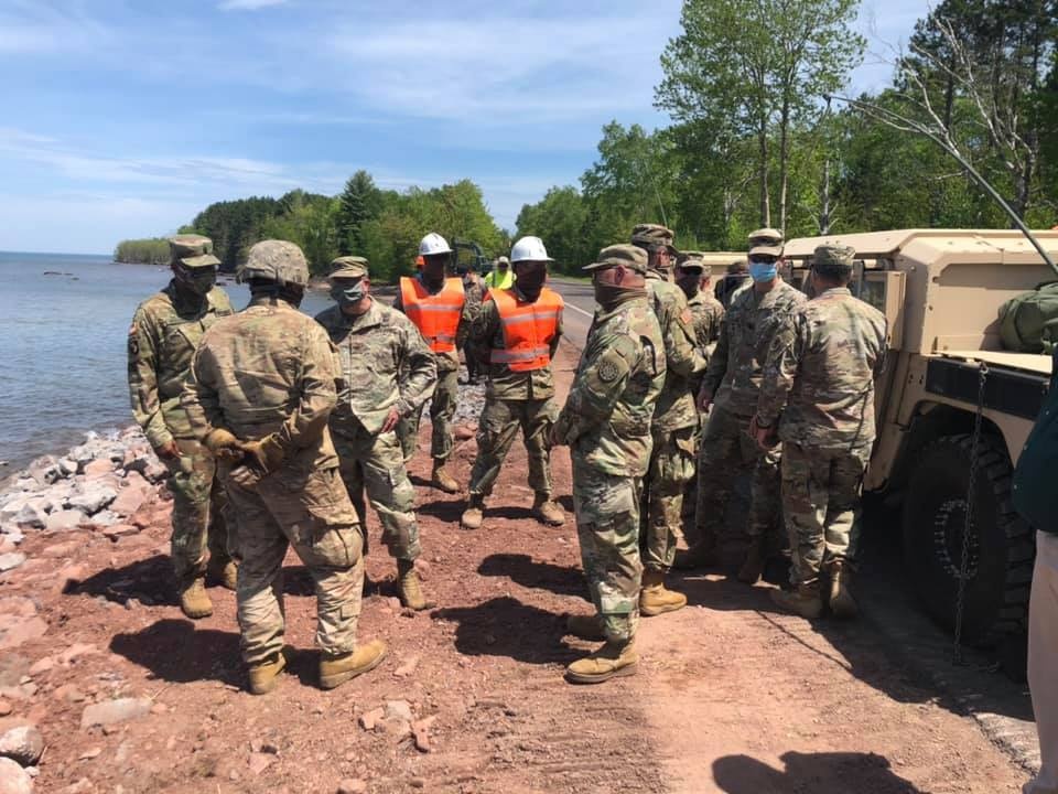 Michigan National Guard and Department of Natural Resources jointly host Distinguished Visitors Day to showcase infrastructure improvements at Porcupine Mountains Wilderness State Park in Ontonagon County