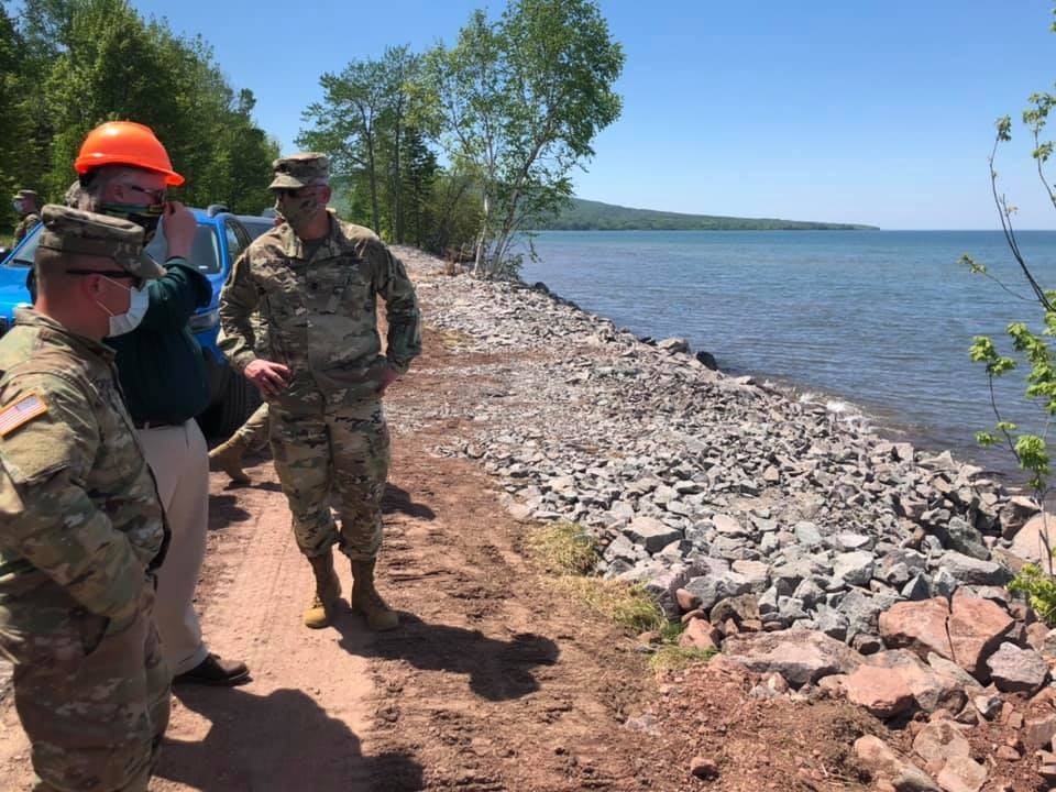 Michigan National Guard and Department of Natural Resources jointly host Distinguished Visitors Day to showcase infrastructure improvements at Porcupine Mountains Wilderness State Park in Ontonagon County