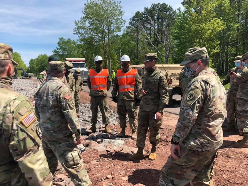 Michigan National Guard and Department of Natural Resources jointly host Distinguished Visitors Day to showcase infrastructure improvements at Porcupine Mountains Wilderness State Park in Ontonagon County