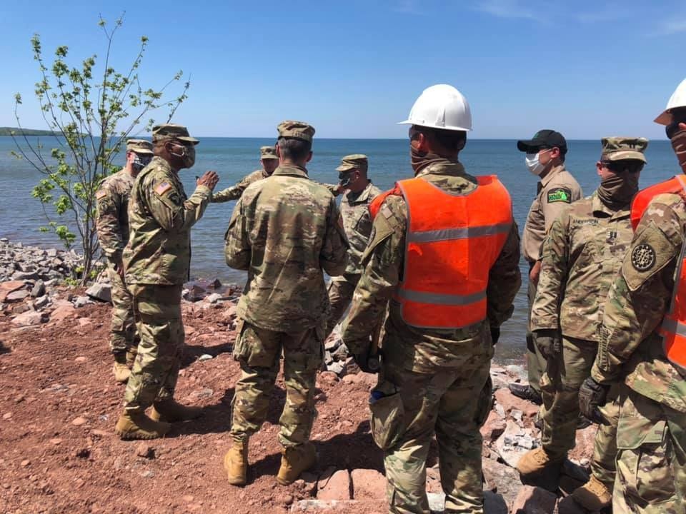 Michigan National Guard and Department of Natural Resources jointly host Distinguished Visitors Day to showcase infrastructure improvements at Porcupine Mountains Wilderness State Park in Ontonagon County