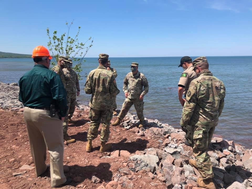 Michigan National Guard and Department of Natural Resources jointly host Distinguished Visitors Day to showcase infrastructure improvements at Porcupine Mountains Wilderness State Park in Ontonagon County