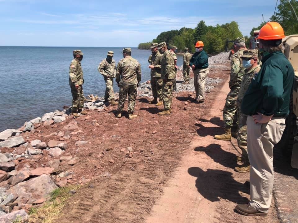 Michigan National Guard and Department of Natural Resources jointly host Distinguished Visitors Day to showcase infrastructure improvements at Porcupine Mountains Wilderness State Park in Ontonagon County